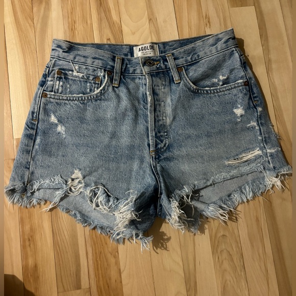Agolde vintage cut parker shorts 26 - Picture 1 of 3